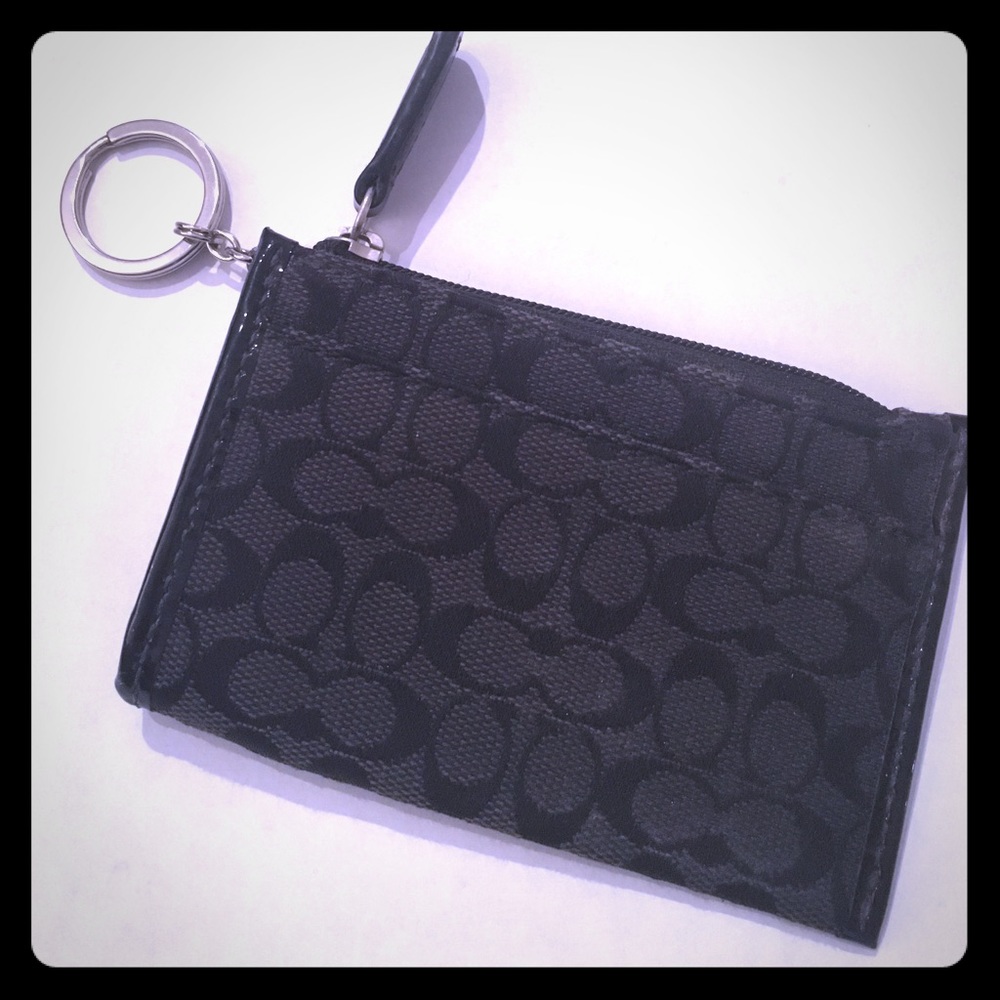 Coach Wristlet Key Chain.