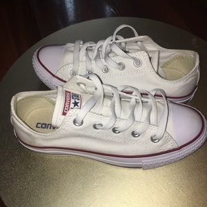 All white converse