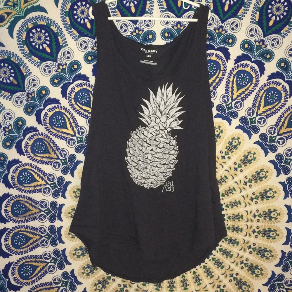 Pineapple tank top from old navy🍍🍍🍍