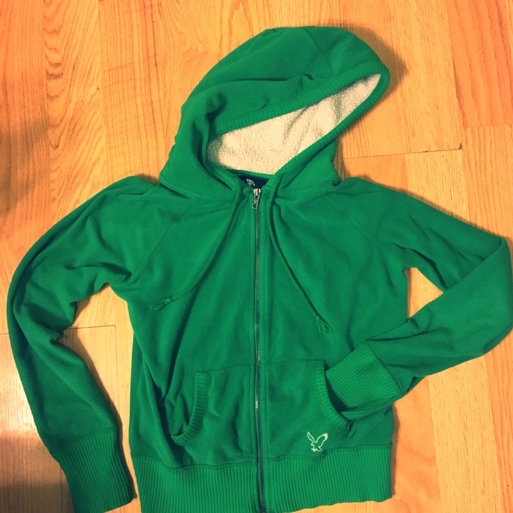 Lg American Eagle Women's Zip Up Hoodie