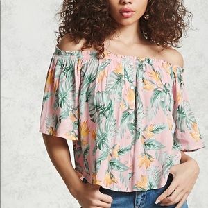 Forever 21 Contemporary Floral Print Top