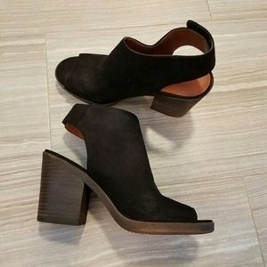 Lucky Brand Odenah Peep Toe Booties
