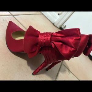 Ruby Red Pumps