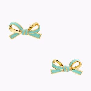 kate spade skinny mini bow studs