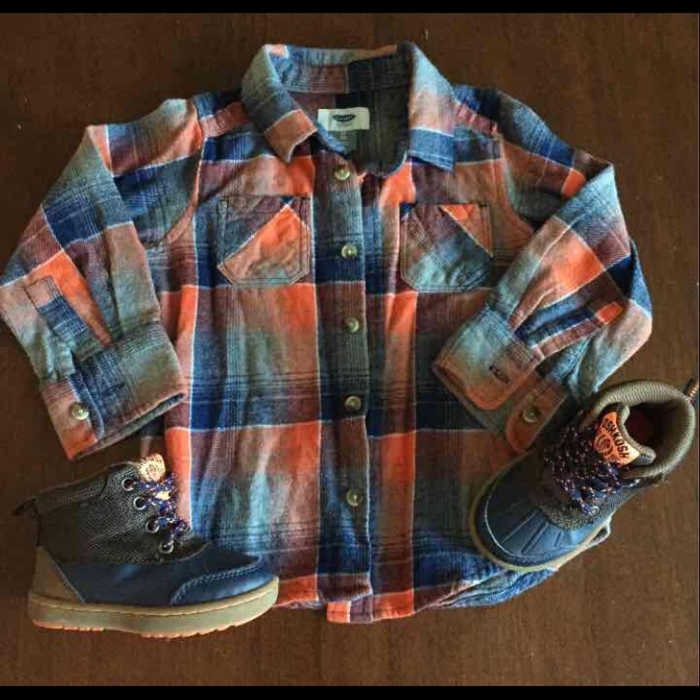 Navy Fannel shirt
