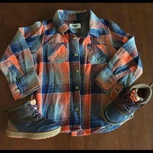 Navy Fannel shirt