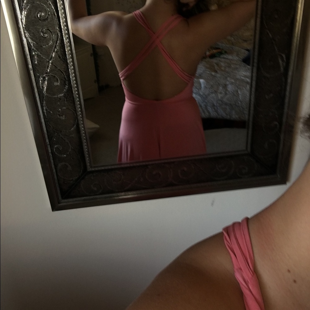 Pink cross cross dress