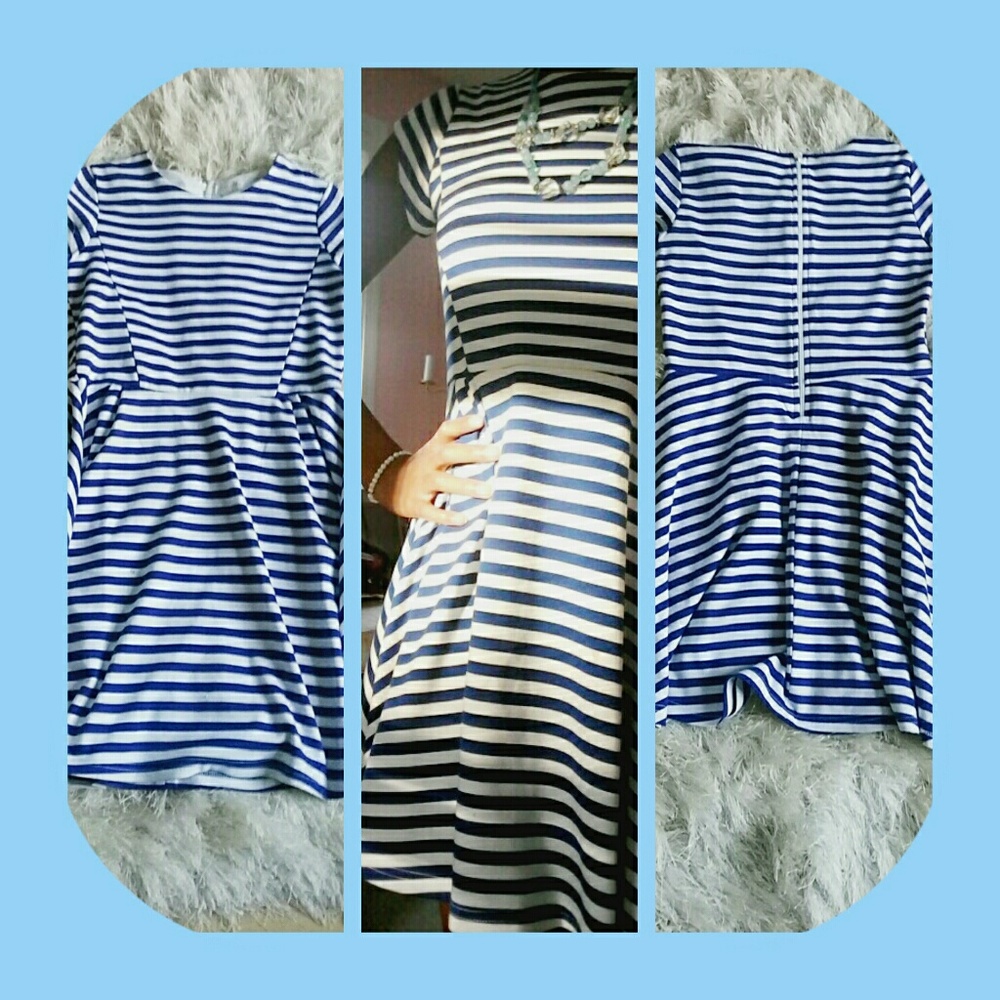 Blue Stripe Dress