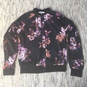 Collective Concepts Floral bomber jacket