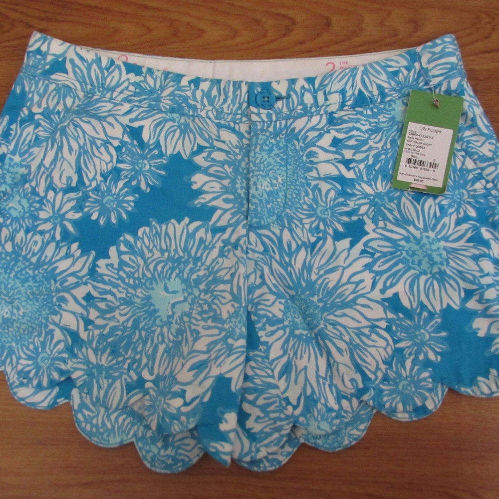 NWT Lilly Pulitzer Buttercup Short-Lion In The Sun