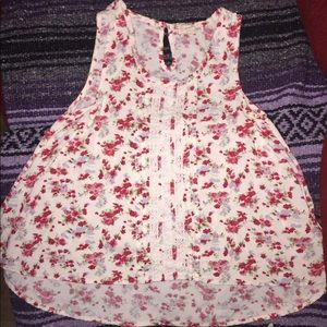 Rose Button Down Blouse