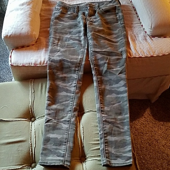 camo jeans women's american eagle