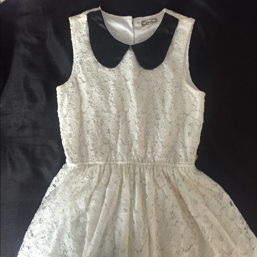 White lace collar pacsun dress