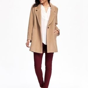 Wool-Blend Everyday Coat