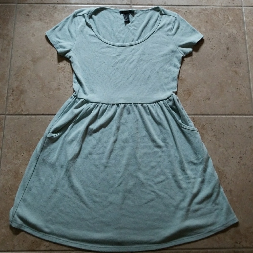 Forever 21 | Teal Short Sleeve Dress