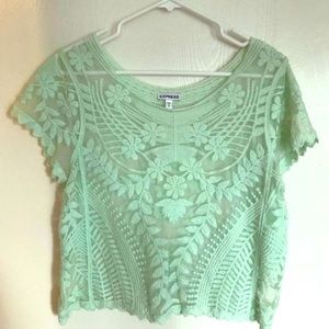 Lace crop top