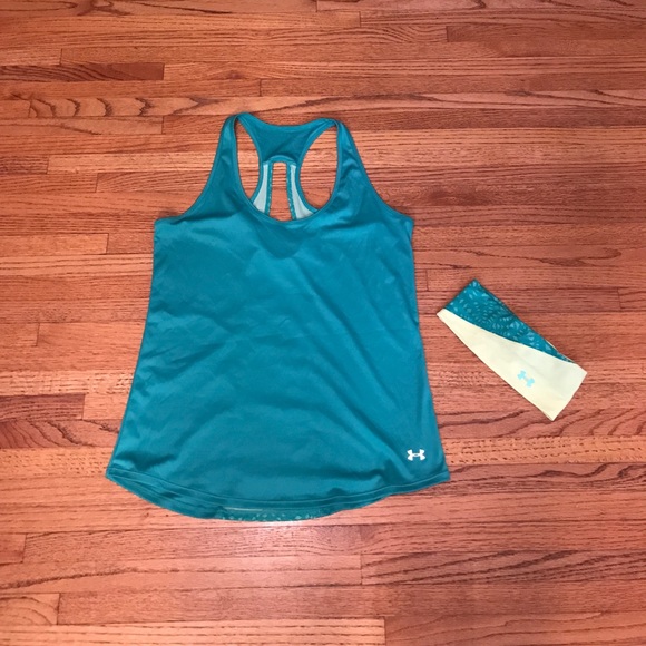 Under Armour Tops - M Under Armour Tank and headband Under Armour Tops - M Under Armour Tank and headband