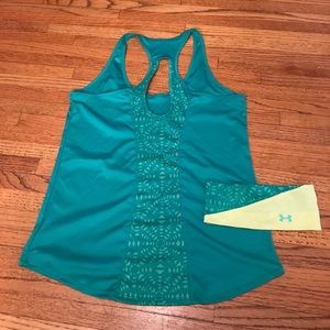 Under Armour Tops - M Under Armour Tank and headband Under Armour Tops - M Under Armour Tank and headband