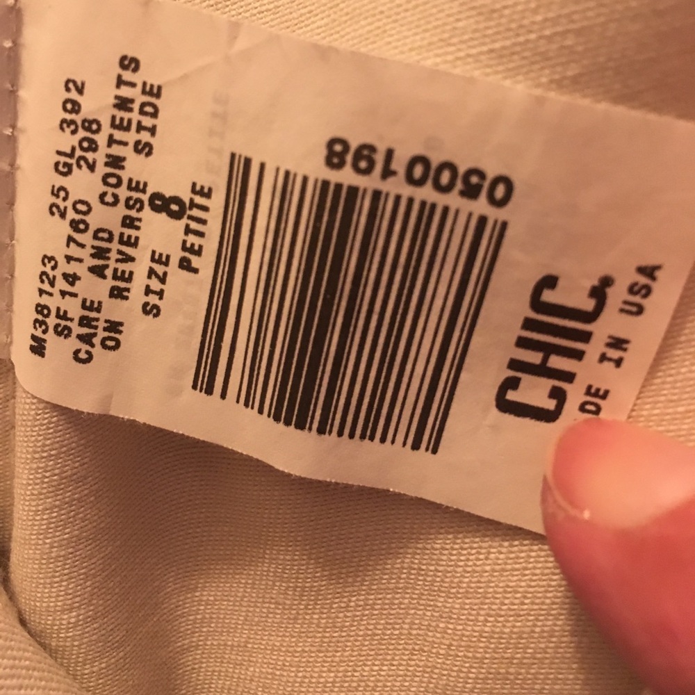 Women's pants.
