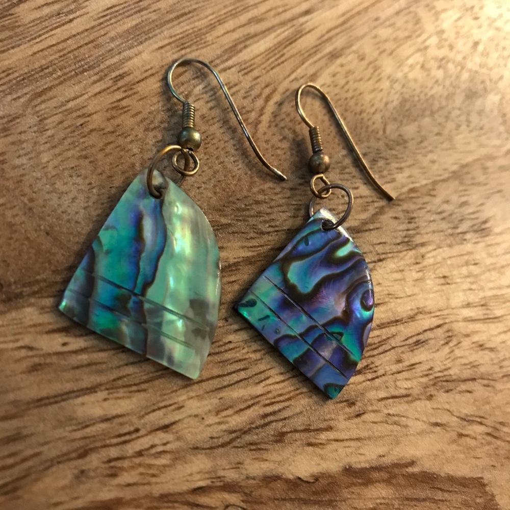 Colorful Shell Earrings - Picture 2 of 3