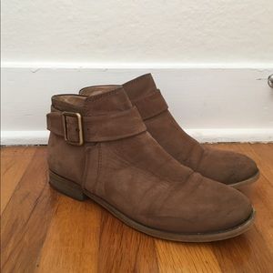 Franco Sarto Suede Booties Sz 9