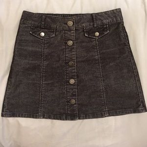 BDG High Rise Corduroy Skirt