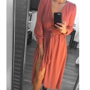Dusty Rose High-Low dress