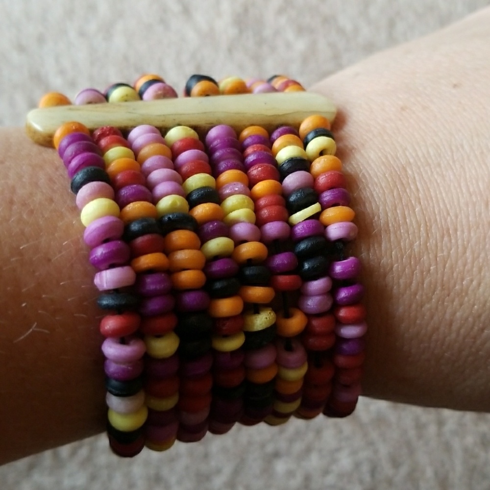 Bright colored bracelet