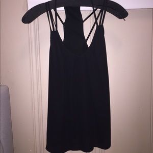 Black v neck top