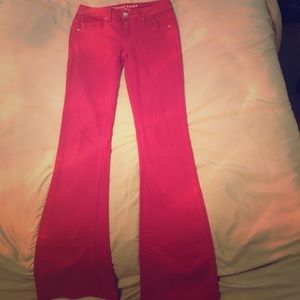 Red American Eagle Jeans