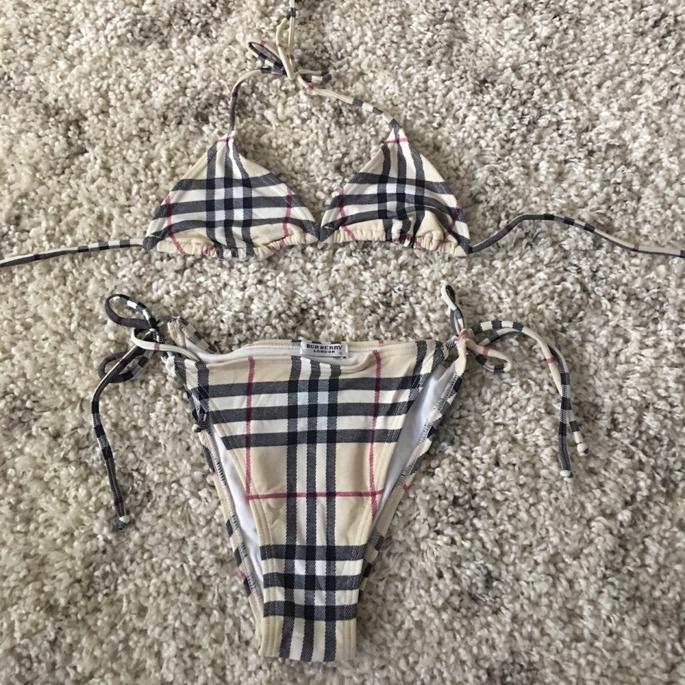 Burberry print bikini