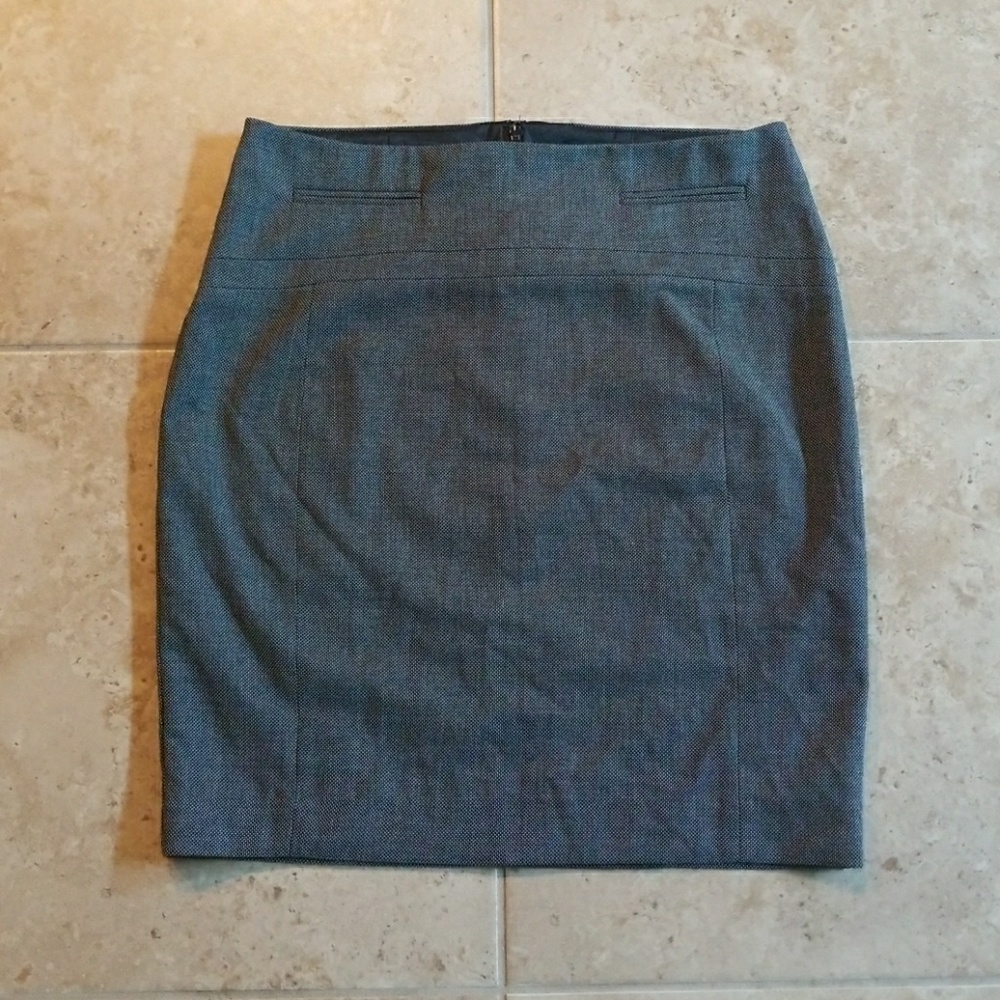 Express | Grey Business Pencil Skirt