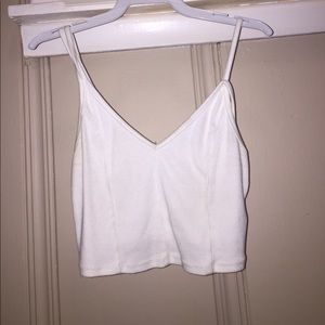 White crop top