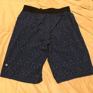 Blue Lululemon shorts