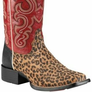 Ariat Leopard Boots size 7
