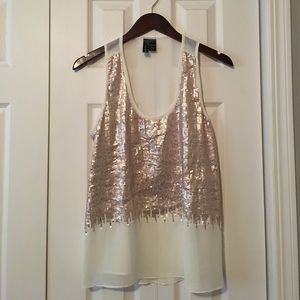 Sequin Tank Top
