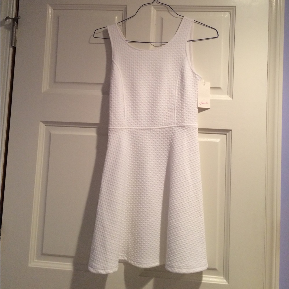 Frenchi Textured Fit & Flare Dress