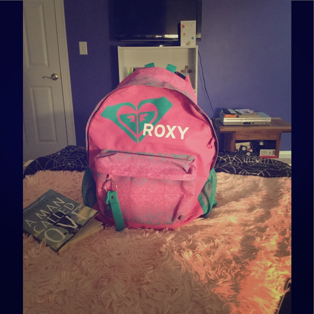 Pink Roxy Backpack