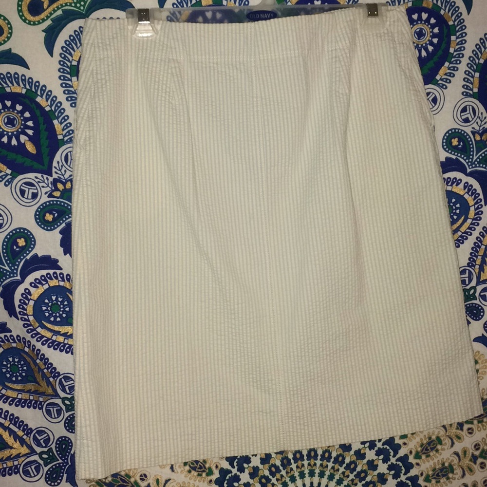 A waffle knit skirt