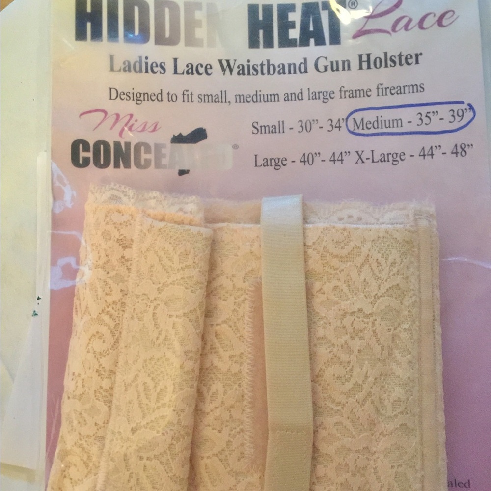 NEW IN BAG! LADIES LACE WAISTBAND GUN HOLSTER
