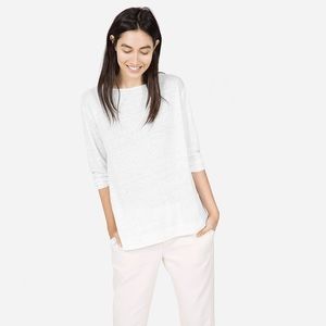 Everlane Long Sleeve Linen Tee Sz L