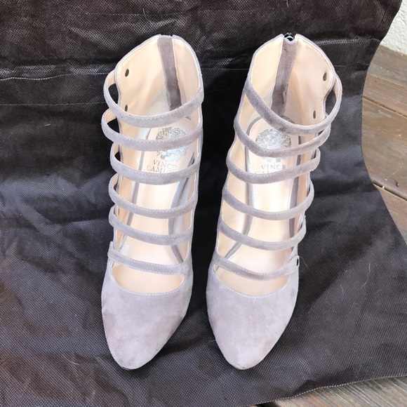 Vince Camuto Shoes - Vince Camuto taupe colored suede strappy  sandal