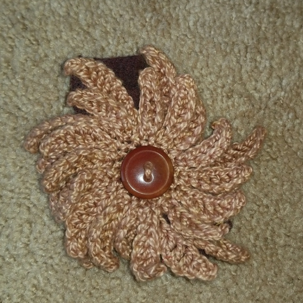 Hand crafted knit bracelet