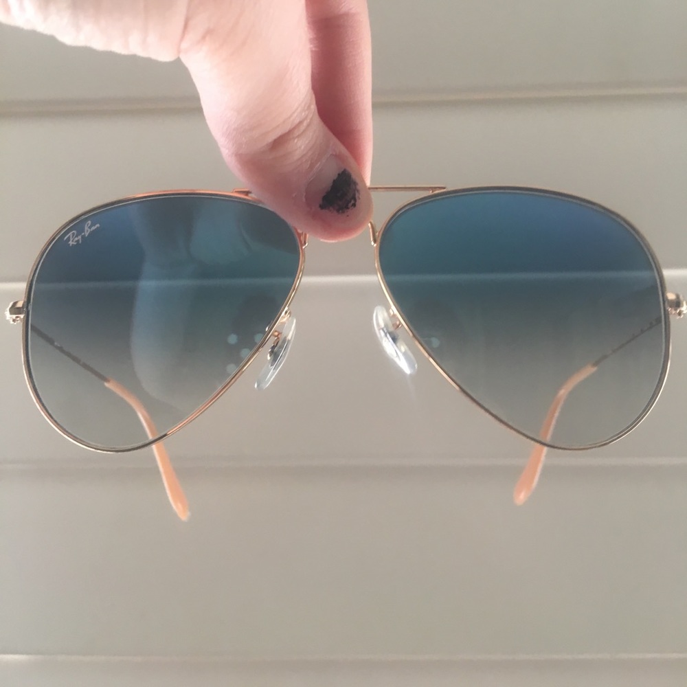 Ray-Ban Blue Gradient Aviators sunglasses 58mm