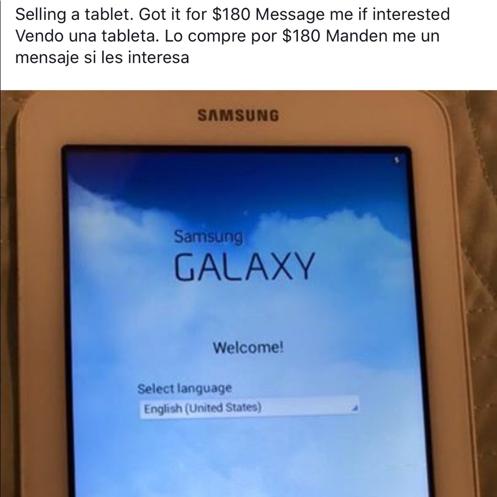 Samsung tablet 3