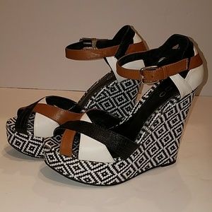Aldo Tribal Platform Sandals