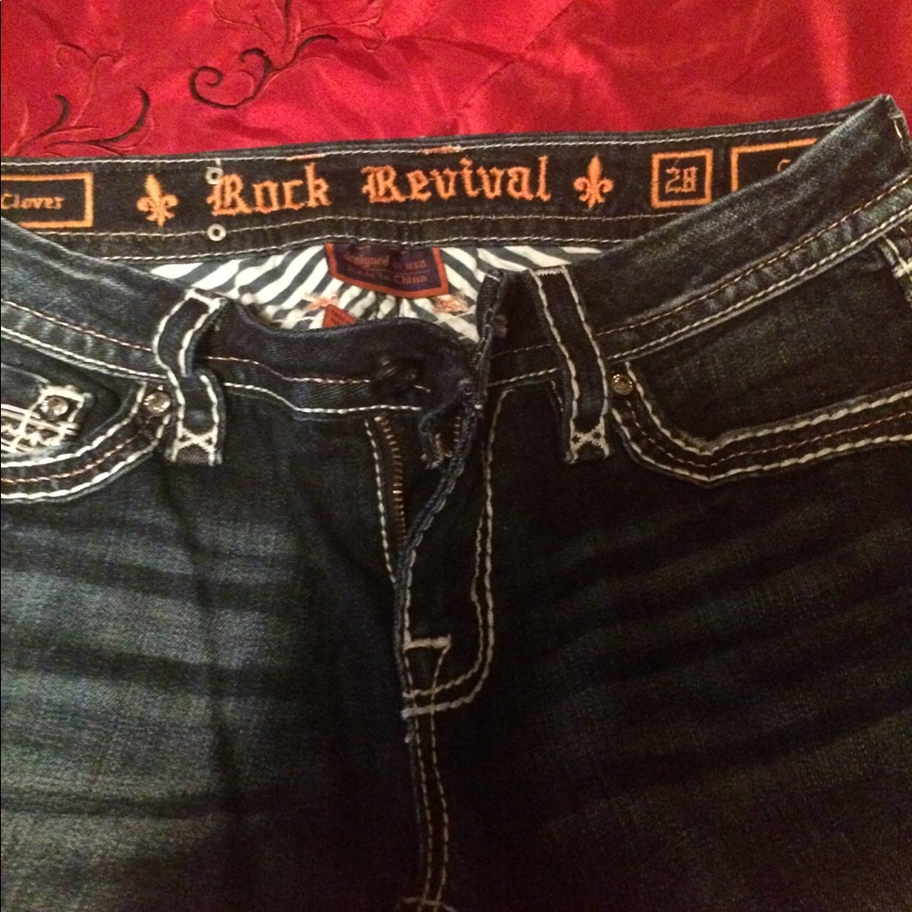 Rock Revival Clover Capri - Picture 4 of 5