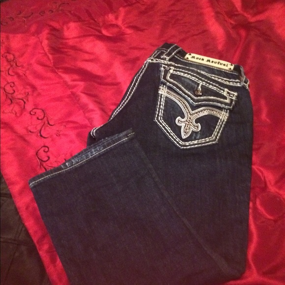 Rock Revival Clover Capri - Picture 2 of 5