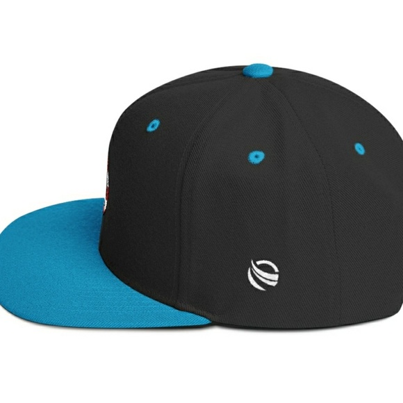 American Peace Symbol Wool blend Snapback - Picture 2 of 3