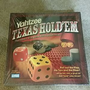 YAHTZEE  TEXAS HOLD'EM  Brand New